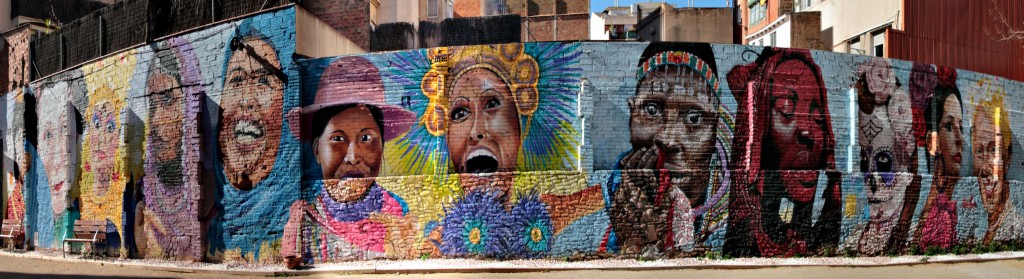 Graffiti Barcelona Gesichter 18