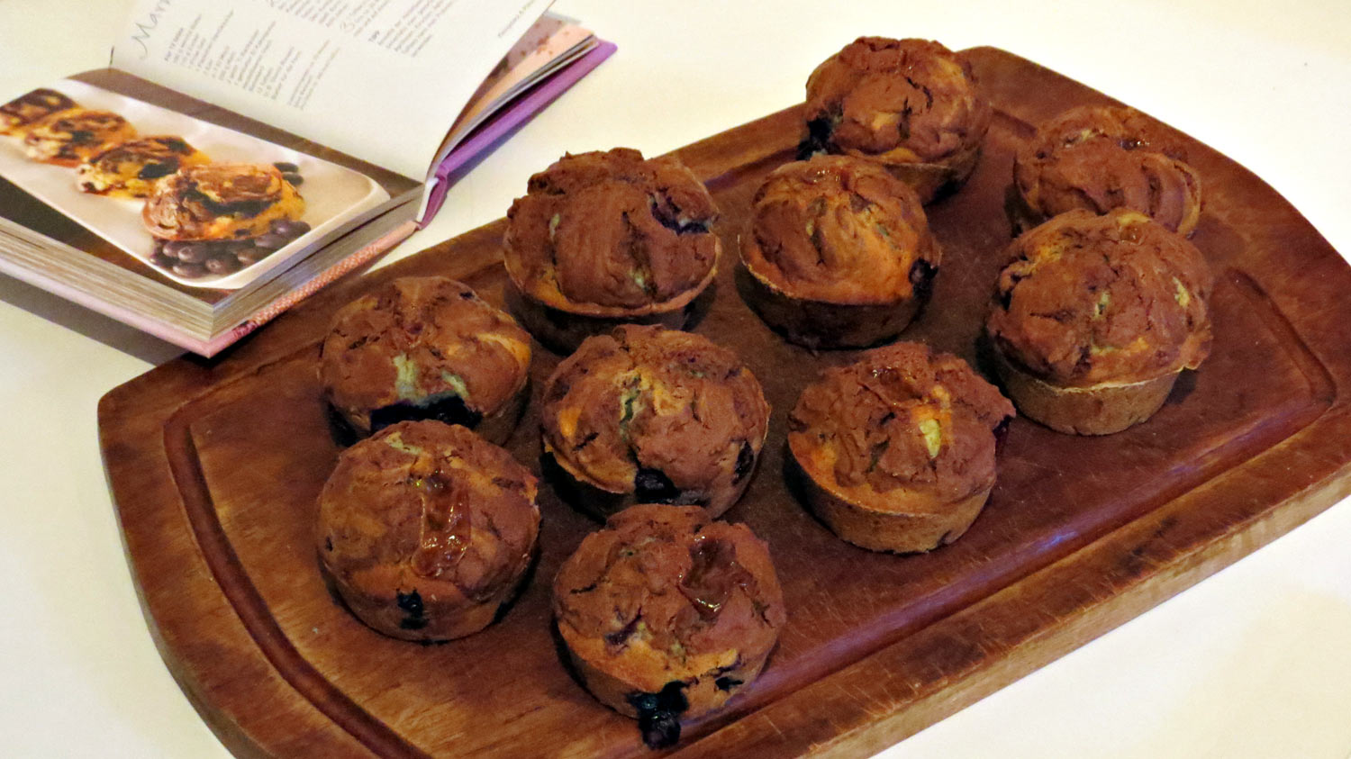 Muffins mit Heidelbeeren