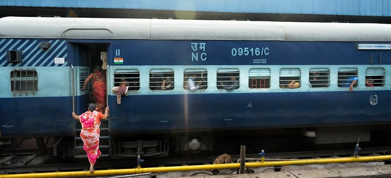 Bahnhof in Indien