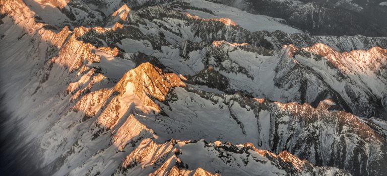 Mont Blanc, Alpen, Frankreich, Sonnenuntergang, Schnee, Berge